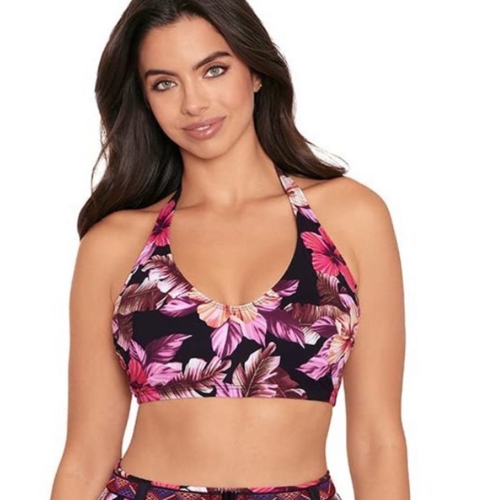 Skinny Dippers Mowie Peppermint Bikini Top Sz S